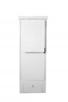 Шкаф уличный всепогодный напольный укомплектованный 24U (Ш700 × Г600), комплектация ТК-IP54