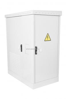 Шкаф всепогодный напольный укомплектованный 24U (Ш1000 ? Г900) с эл. отсеком, комплектация Т1-IP54