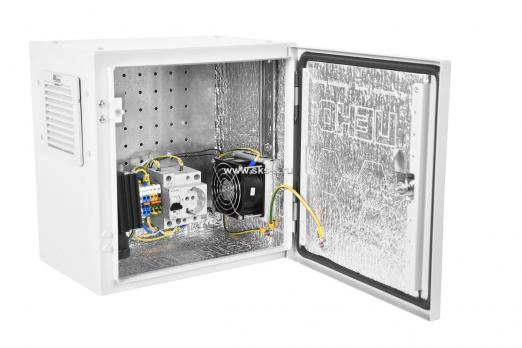 Шкаф ЭКОНОМ уличный всепогодный настенный укомплектованный (В300 × Ш300 × Г210), комплектация T1-IP54