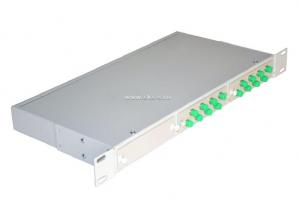 Кросс NTSS оптический 19'' укомплектованный 1U, 16 портов FC/UPC, 50/125 мкм (планки, сплайс-кассета, пигтейлы, КДЗС, адаптеры)