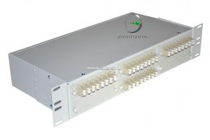 Кросс NTSS оптический 19'' укомплектованный 2U, 32 порта LC/UPC duplex, 50/125 мкм (планки, сплайс-кассета 2шт, пигтейлы, КДЗС, адаптеры)