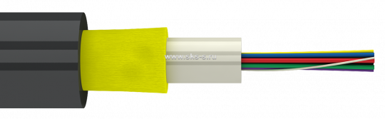 Волоконно-оптический Дроп-кабель круглый, универсальный, SM 9/125 OS2, 4В, LSZH нг(А)-HF, 1кН, цвет черный