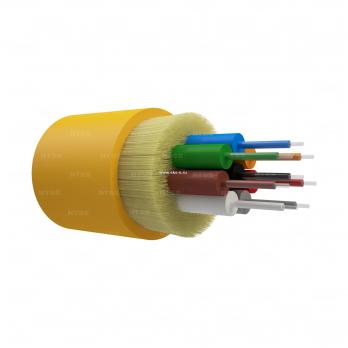 Оптический кабель распределительный, OS2, 9/125, 8 волокон, LSZH, жёлтый