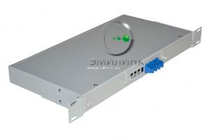 Кросс NTSS оптический 19'' укомплектованный 1U, 4 порта SC/UPC, 50/125 мкм (планки, сплайс-кассета, пигтейлы, КДЗС, адаптеры)