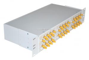 Кросс NTSS оптический 19'' укомплектованный 2U, 32 порта FC/UPC, 50/125 мкм ОМ4 (планки, сплайс-кассета, пигтейлы, КДЗС, адаптеры)