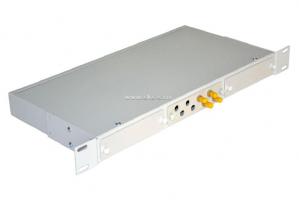 Кросс NTSS оптический 19''  укомплектованный 1U, 4 порта ST/UPC, 50/125 мкм ОМ4 (планки, сплайс-кассета, пигтейлы, КДЗС, адаптеры)