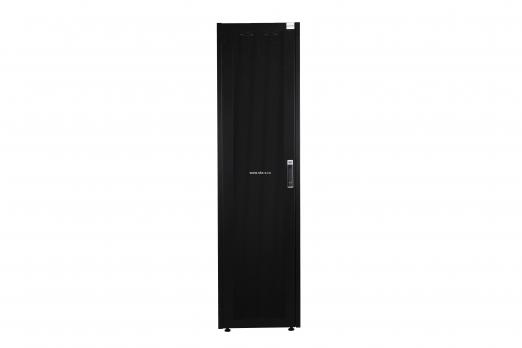 Шкаф напольный, телекоммуникационный 19", 47U 600х600, передняя дверь перфорация, задняя стенка перфорированная, черный