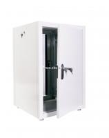 Шкаф телекоммуникационный напольный ЭКОНОМ 18U (600 x 600) дверь стекло, дверь металл