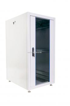 Шкаф телекоммуникационный напольный ЭКОНОМ 24U (600 x 800) дверь стекло, дверь металл