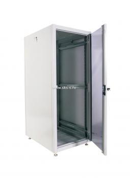 Шкаф телекоммуникационный напольный ЭКОНОМ 30U (600 x 800) дверь стекло, дверь металл