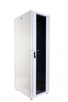 Шкаф телекоммуникационный напольный ЭКОНОМ 42U (600 ? 600) дверь стекло, дверь металл