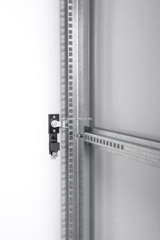 Шкаф телекоммуникационный напольный ЭКОНОМ 42U (600 ? 600) дверь стекло, дверь металл