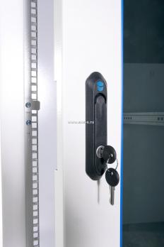Шкаф телекоммуникационный напольный ЭКОНОМ 42U (600 x 800) дверь стекло, дверь металл
