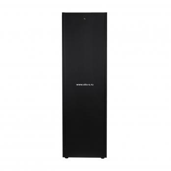 Шкаф напольный, телекоммуникационный 19", 42U 600х600, передняя дверь металл, задняя стенка сплошная, металл, черный