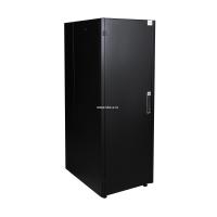 Шкаф напольный, телекоммуникационный 19", 32U 600х800, передняя дверь металл, задняя стенка сплошная, металл, черный