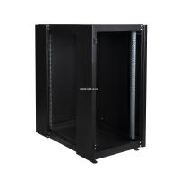 Шкаф напольный, телекоммуникационный 19", 26U 600х1000, передняя дверь металл, задняя стенка сплошная, металл, черный