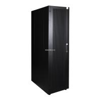 Шкаф напольный, телекоммуникационный 19", 22U 600х1000, передняя дверь перфорация, задняя стенка перфорированная, черный