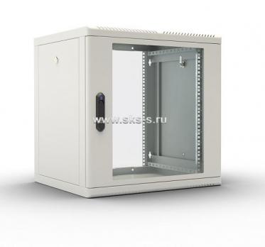 Шкаф телекоммуникационный настенный разборный 15U (600 x 520) съемные стенки, дверь стекло