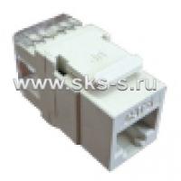 Механизм розетки компьютерной RJ-45. кат.6. UTP модуль (8 контактов) LK45