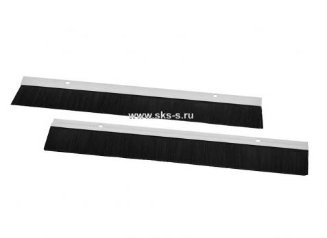 Комплект щеточного ввода в шкаф, универсальный, длинна 420 мм цвет черный