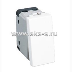 Выключатель-кнопка 45х22,5 (схема 1T) 10 A, 250 B (белый) LK45