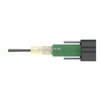 Волоконно-оптический кабель для канализации, легкий, универсальный, гофроброня, силовой элемент проволока, МM 50/125 ОМ3, 4В, LSZH нг(А)-HF, 2,7кН, цв