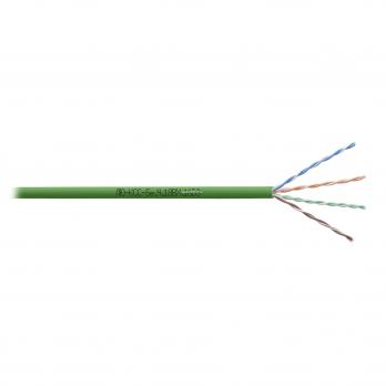 Кабель Суприм F/UTP, 4 пары, Кат.5e (Класс D), 100 МГц, AWG 24, внутренний, нг(A)-LSLTx, цвет зеленый, бухта 100 м