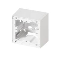 Коробка для накладного монтажа 85х85 мм, сборная, универсальная, для 1 модуля 45х45 мм, цвет белый