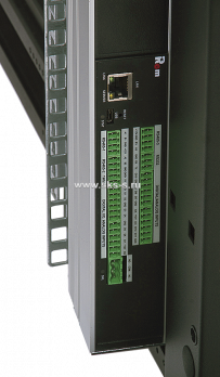 Верт блок розеток, мониторинг, измерение, 3 фазы 16А, 24S, 1820 мм, вх IEC 309, шнур 3м