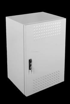 Шкаф всепогодный настенный 9U (Ш600 ? Г300), комплектация Т1 с контроллером MC1 и датчиками