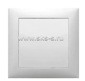 Заглушка с суппортом (бел.) LK60