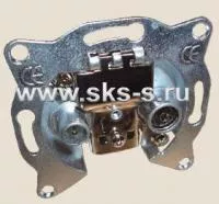 Механизм розетки TV+FM проходной LK80